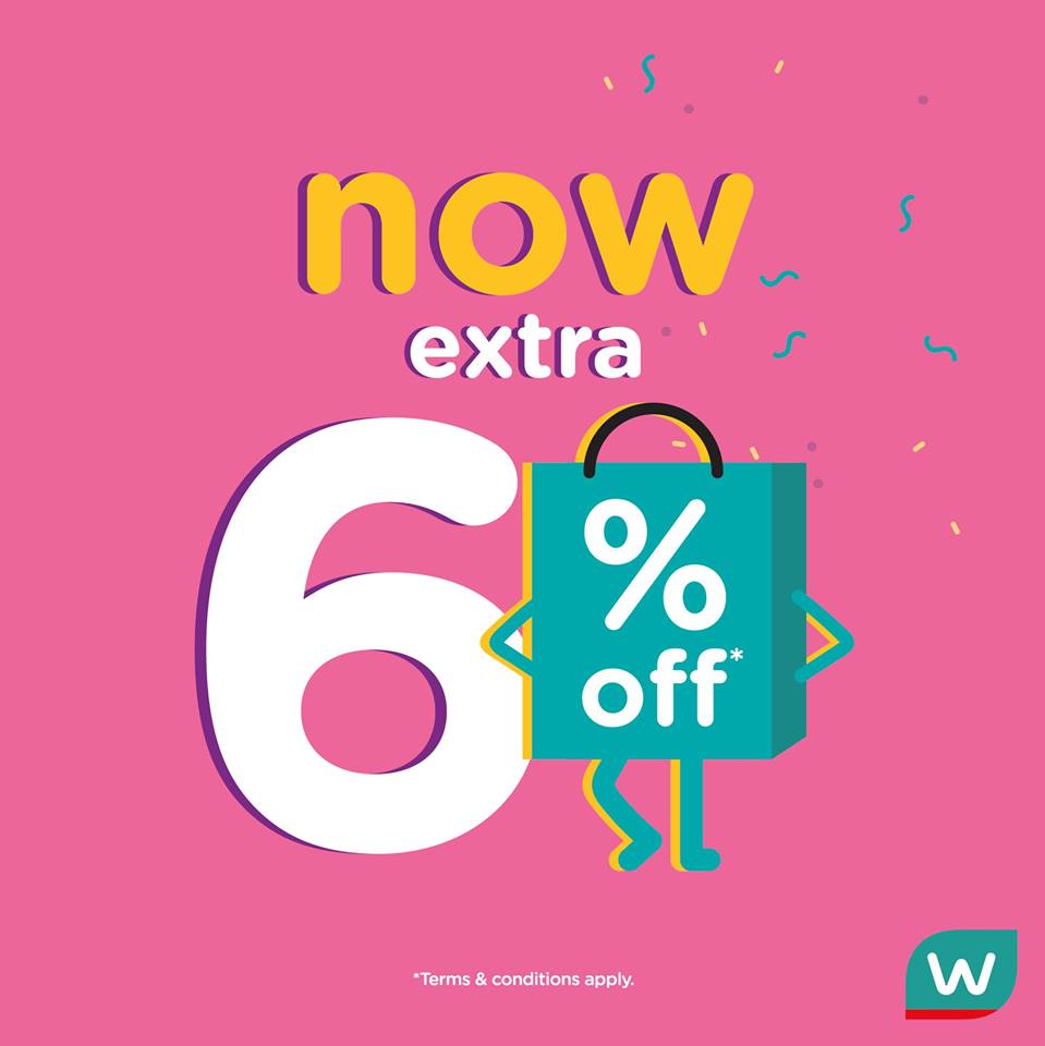 Watsons Valid till 31 May.